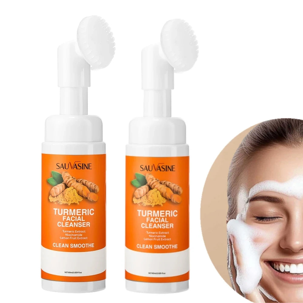 Turmeric Brightening Foaming Cleanser & Brush