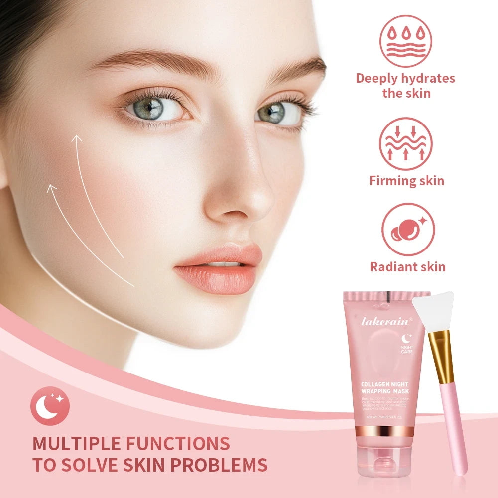 Collagen Glow Peel-Off Mask & Applicator Brush
