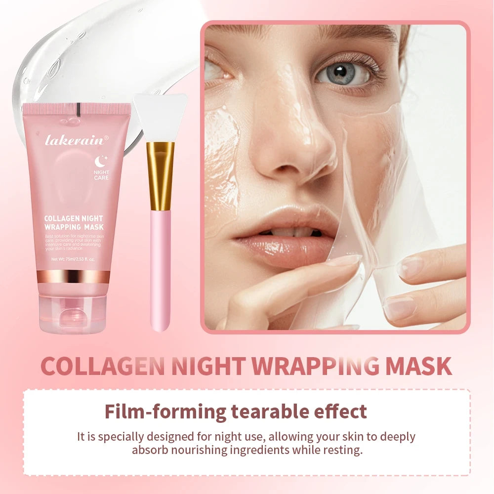 Collagen Glow Peel-Off Mask & Applicator Brush
