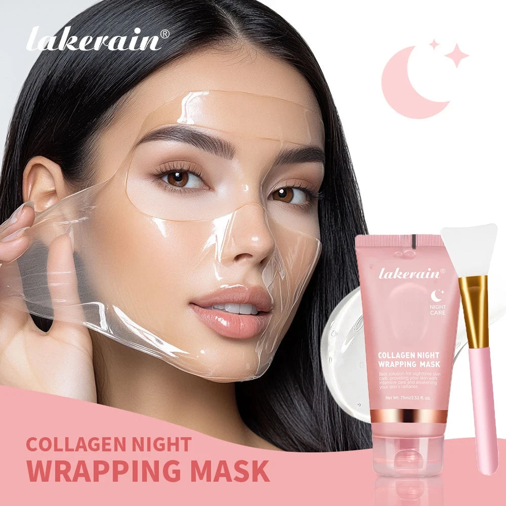 Collagen Glow Peel-Off Mask & Applicator Brush
