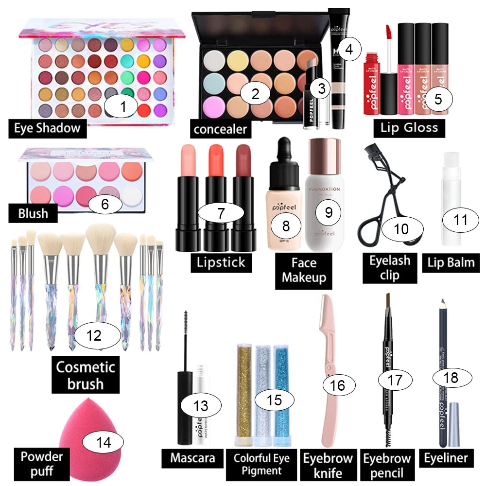 POPFEEL Complete Makeup Essentials Kit