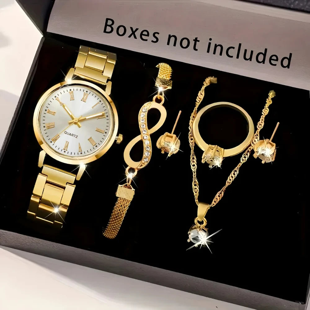 Womens Watch Jewelry Set