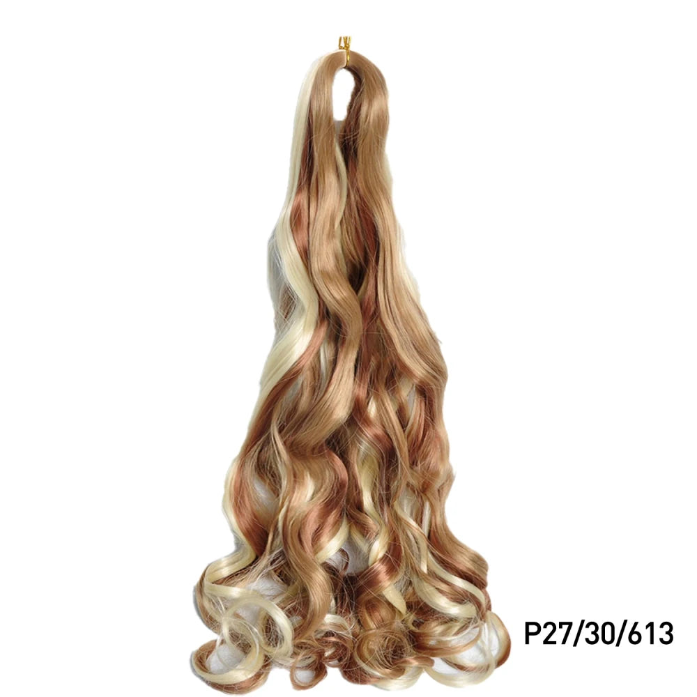French Curl Braiding Hair Extensions