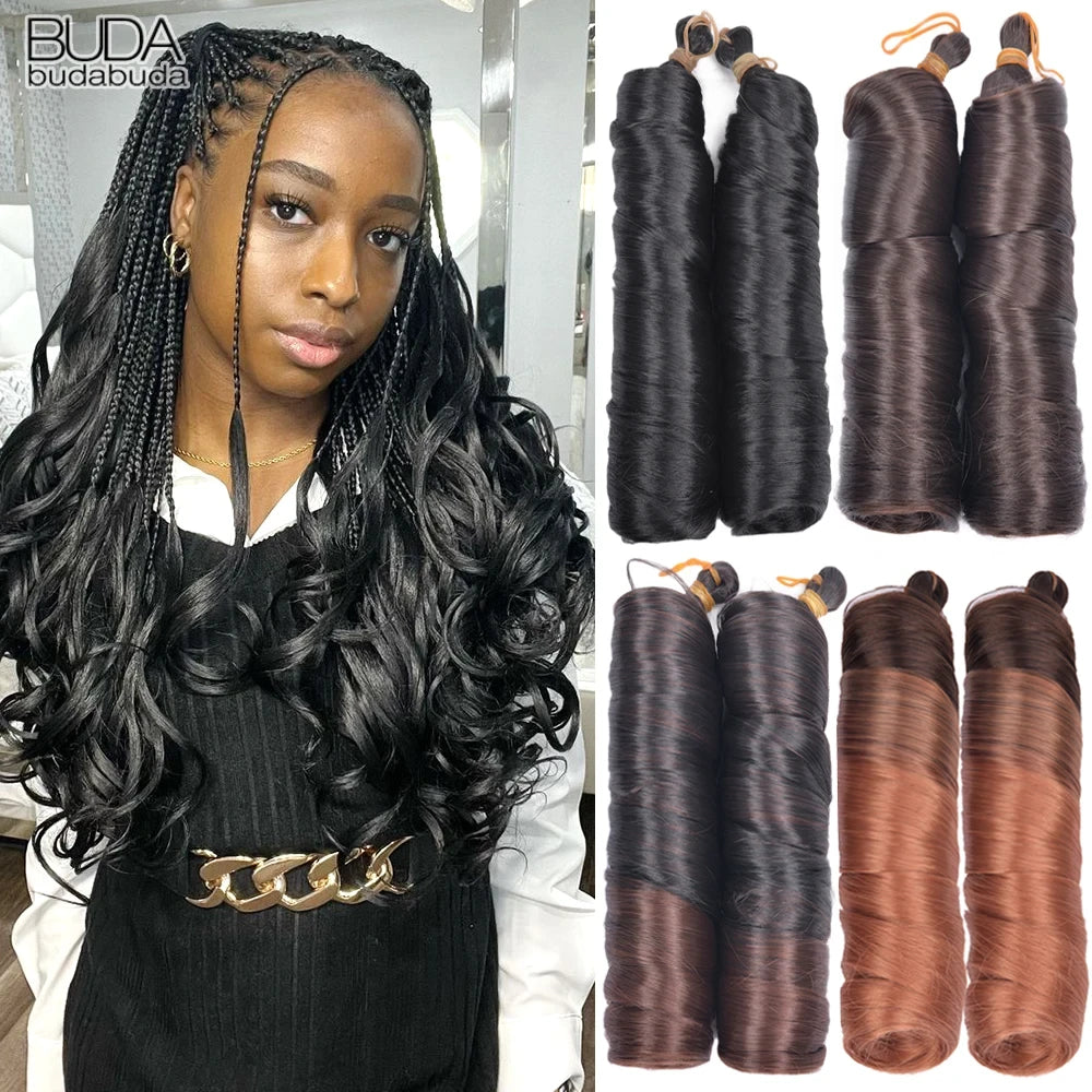 French Curl Braiding Hair Extensions