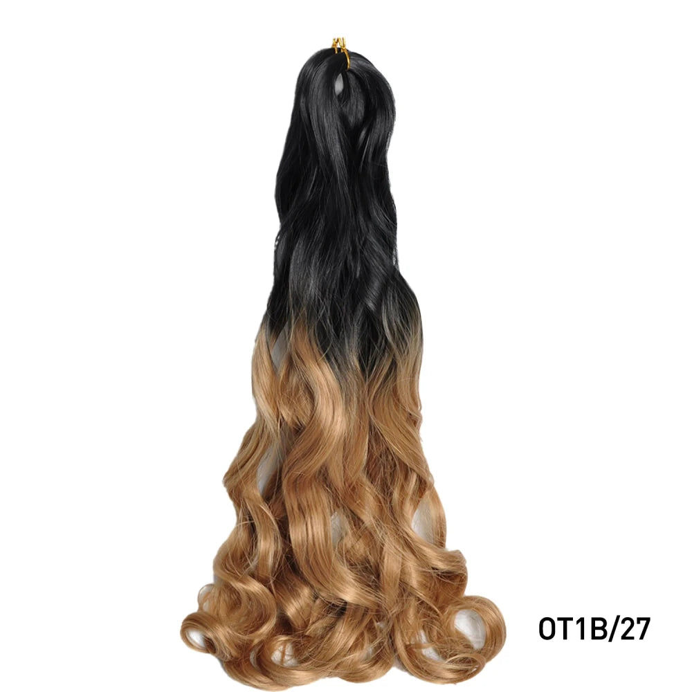 French Curl Braiding Hair Extensions