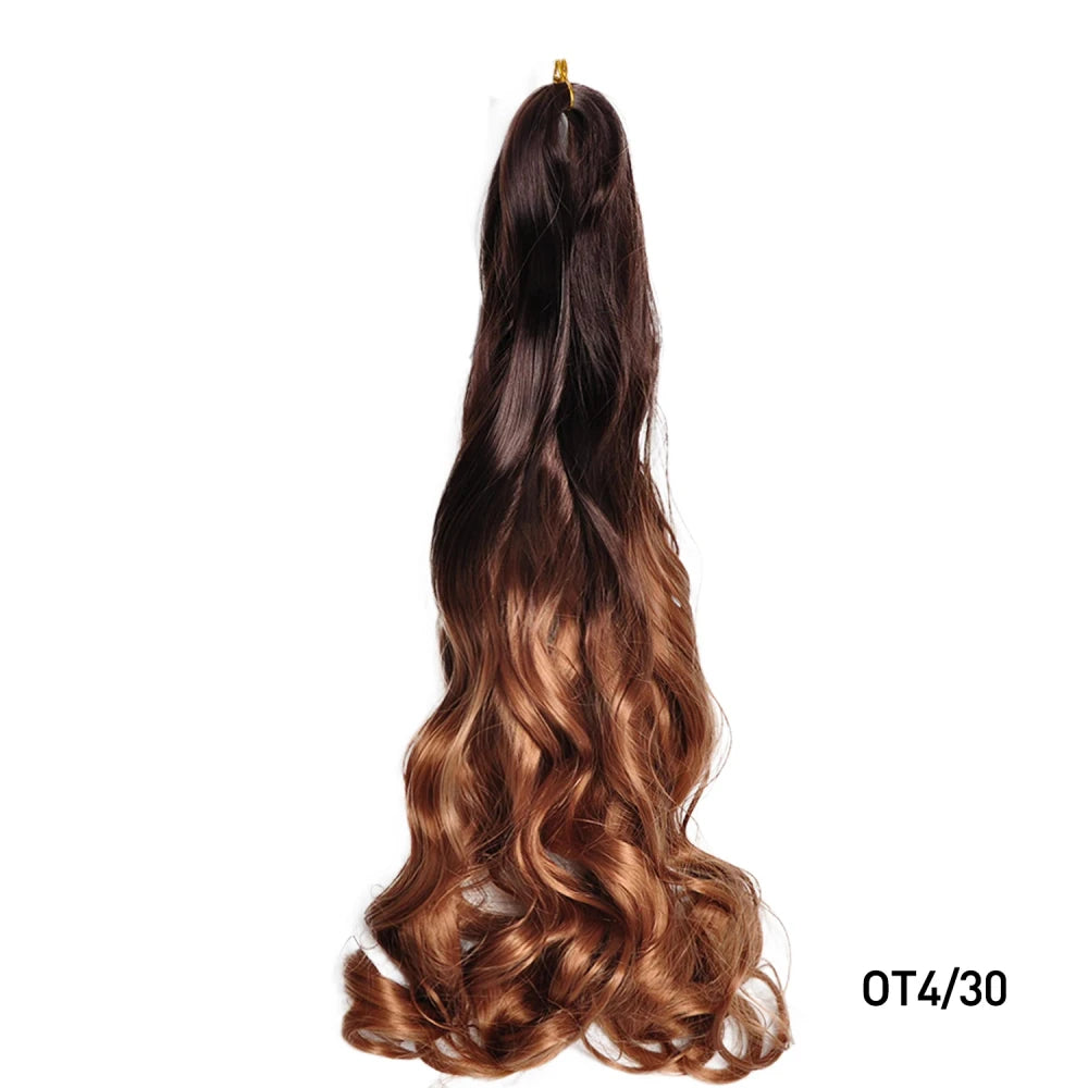 French Curl Braiding Hair Extensions