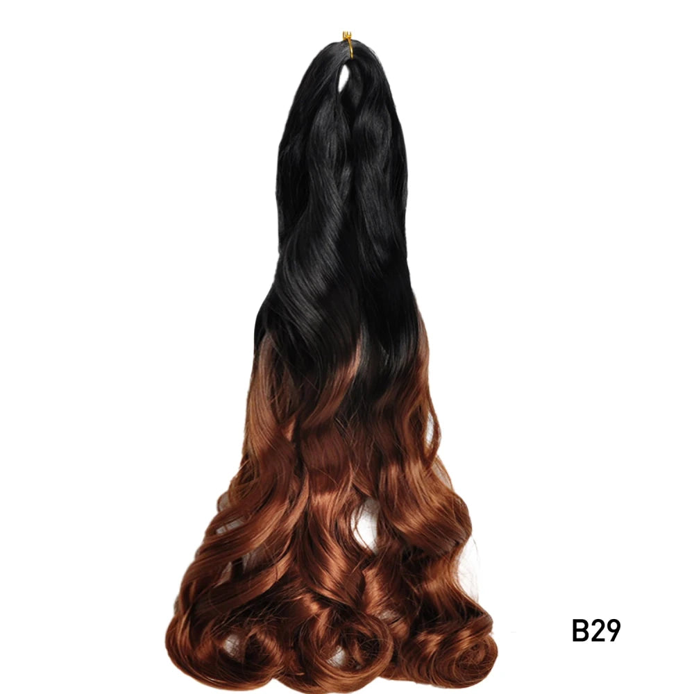 French Curl Braiding Hair Extensions