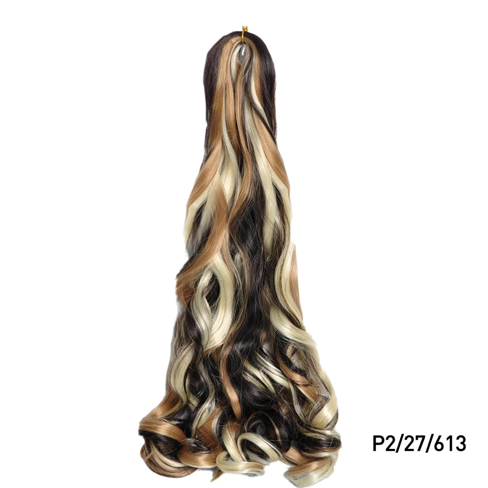 French Curl Braiding Hair Extensions