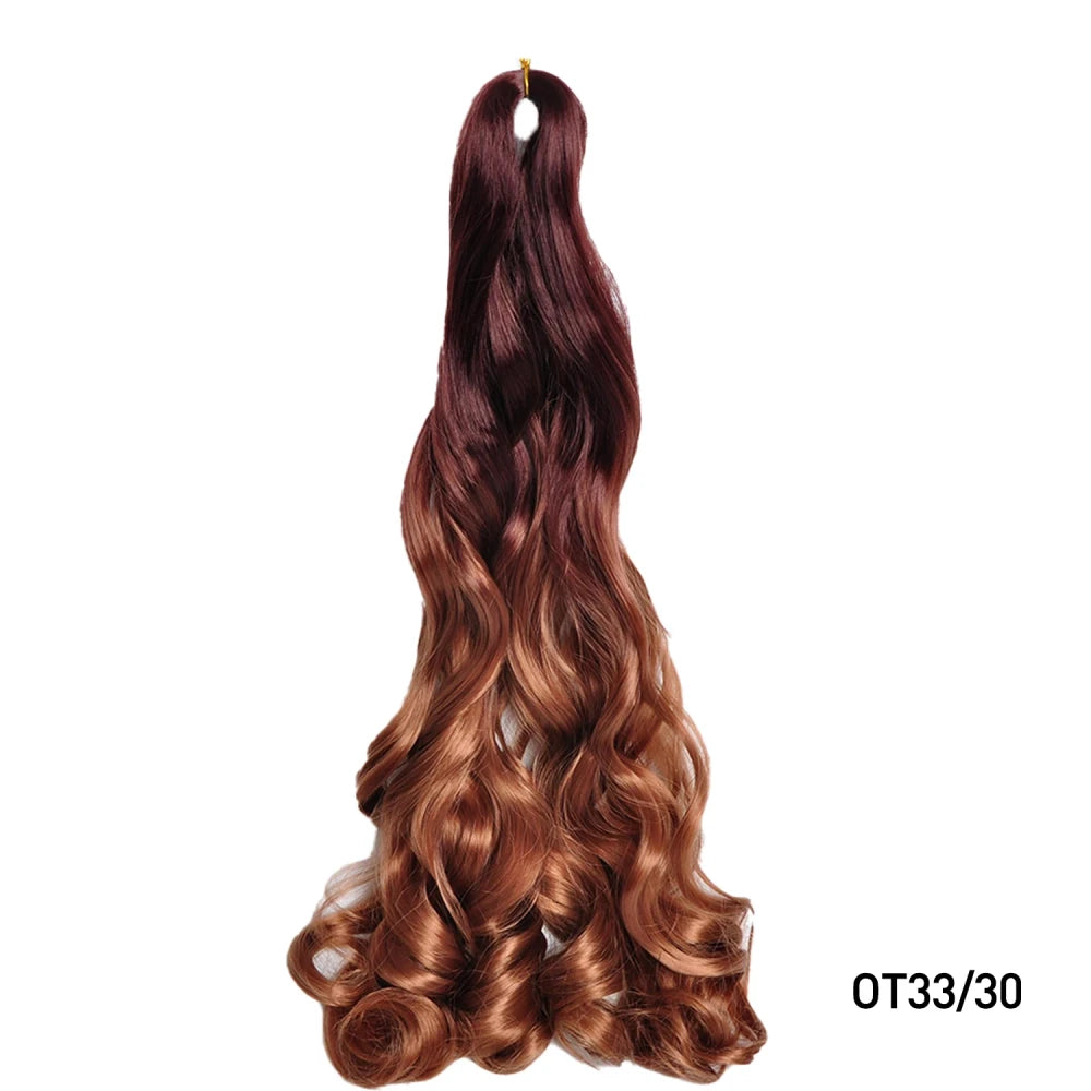 French Curl Braiding Hair Extensions