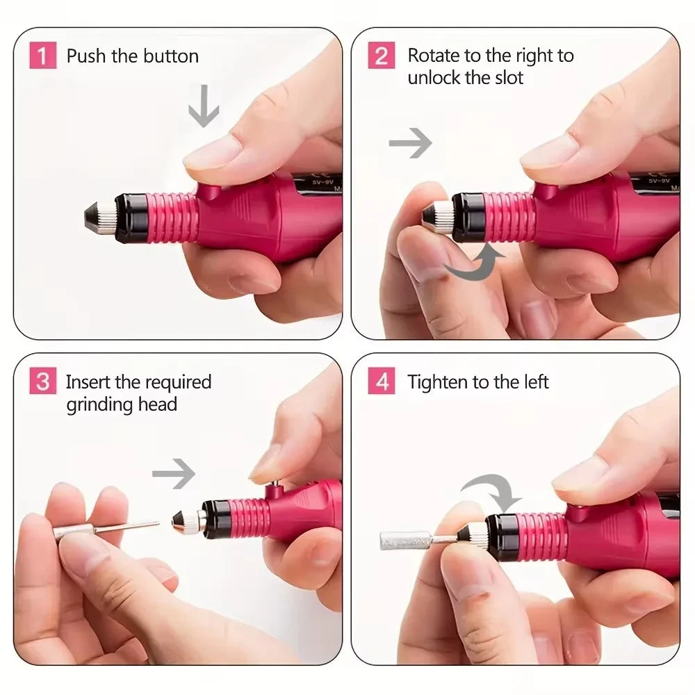 Electric Nail Drill Manicure Kit