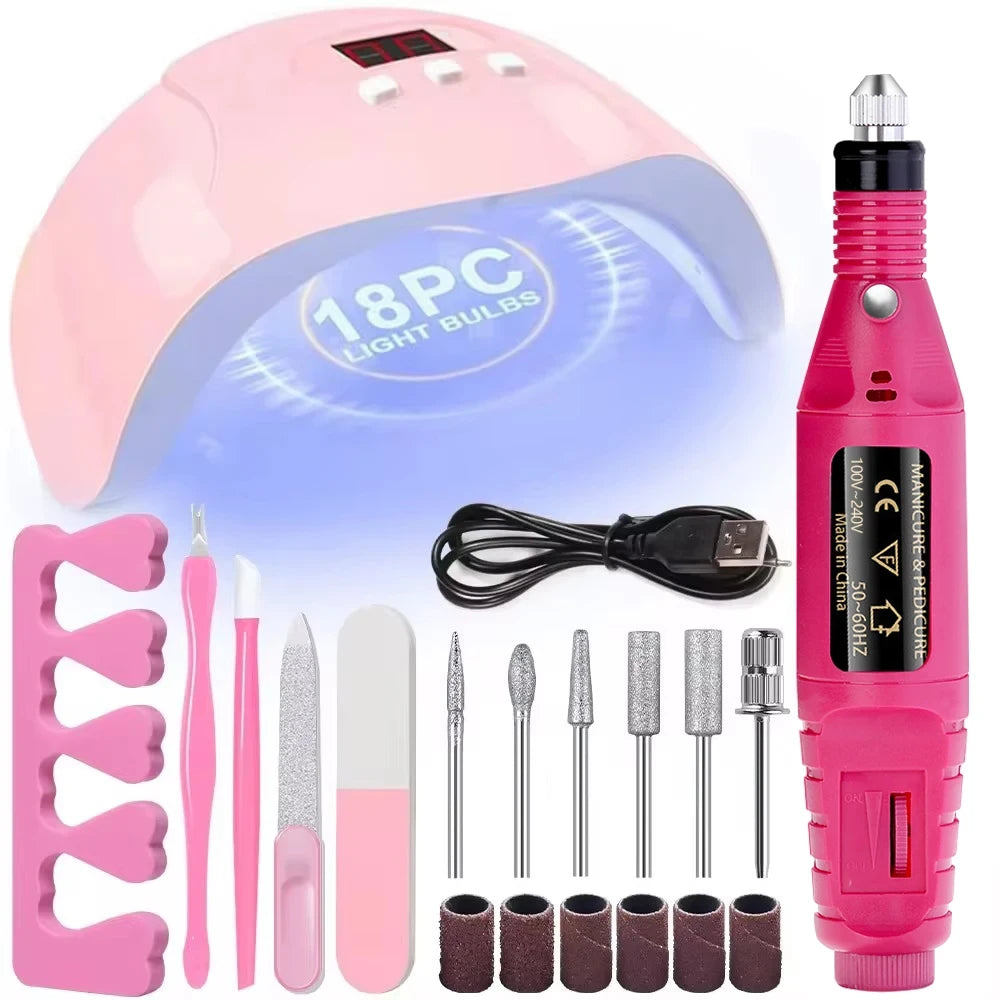 Electric Nail Drill Manicure Kit