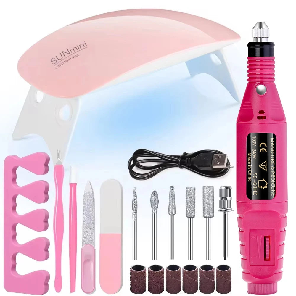 Electric Nail Drill Manicure Kit