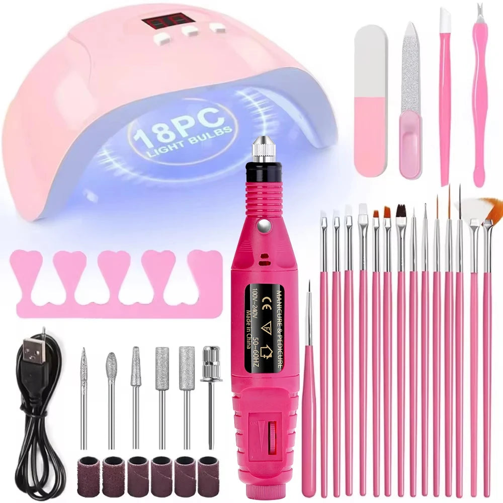 Electric Nail Drill Manicure Kit
