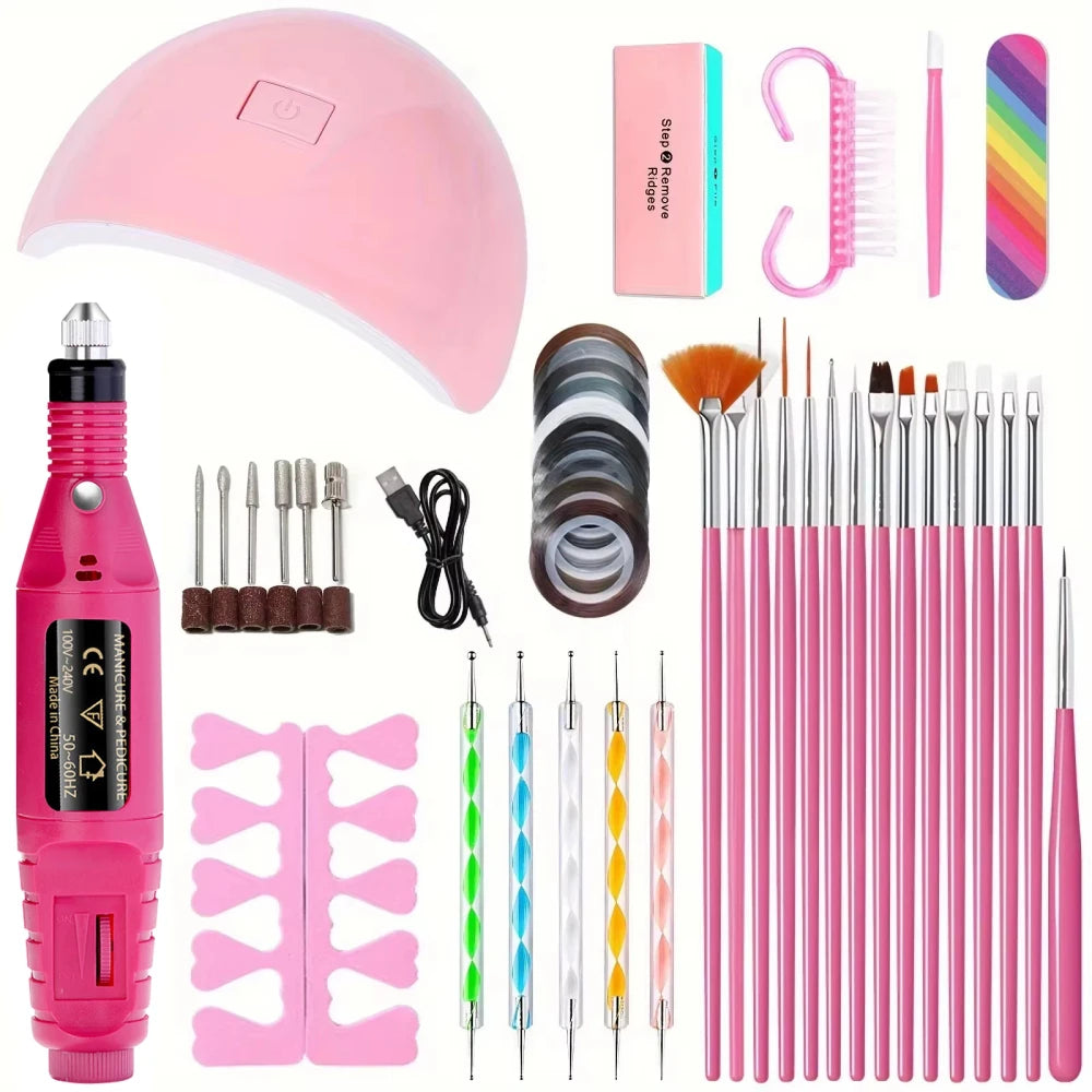 Electric Nail Drill Manicure Kit